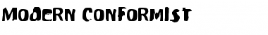 Download Modern Conformist Regular Font
