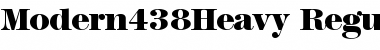 Download Modern438Heavy Regular Font