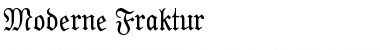 Download Moderne Fraktur Regular Font