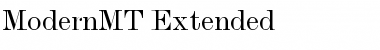 Download ModernMT Extended Regular Font