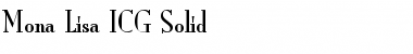 Download Mona Lisa ICG Solid Regular Font