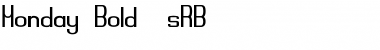 Download Monday Bold (sRB) Regular Font