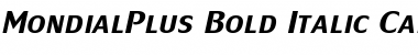 Download MondialPlus Bold Italic Caps Regular Font