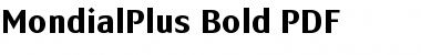 Download MondialPlus Bold Font