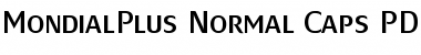 Download MondialPlus Normal Caps Regular Font