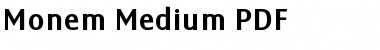 Download Monem Medium Regular Font