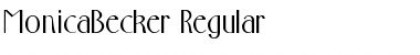 Download MonicaBecker Regular Font