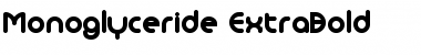 Download Monoglyceride ExtraBold Font