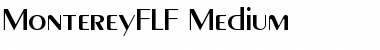 Download MontereyFLF-Medium Medium Font