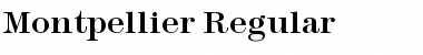 Download Montpellier Regular Font