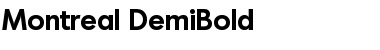 Download Montreal-DemiBold Regular Font