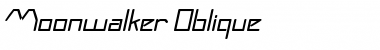 Download Moonwalker Oblique Font
