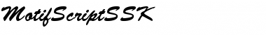 Download MotifScriptSSK Regular Font