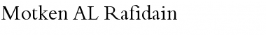 Download Motken AL-Rafidain Regular Font