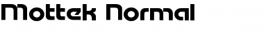 Download Mottek Normal Font