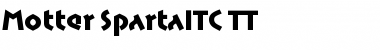 Download Motter SpartaITC TT Regular Font
