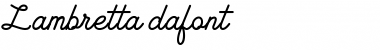 Download Lambretta Regular Font