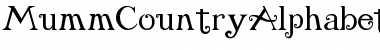 Download MummCountryAlphabet Regular Font