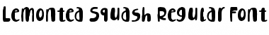 Download Lemontea Squash Font