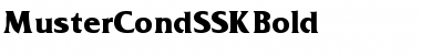 Download MusterCondSSK Bold Font