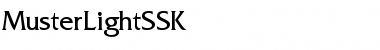 Download MusterLightSSK Regular Font