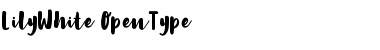 Download LilyWhite LilyWhite Font Title Preview