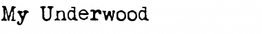 Download My Underwood Regular Font