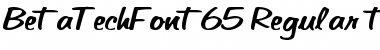 Download BetaTechFont65 Regular Font