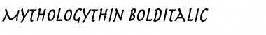 Download MythologyThin BoldItalic Font