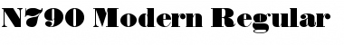 Download N790-Modern Regular Font