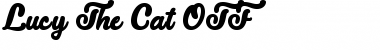 Download Lucy the Cat Regular Font Title Preview