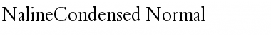 Download NalineCondensed Normal Font