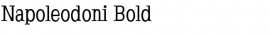 Download Napoleodoni Bold Font