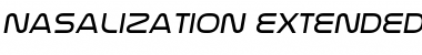 Download Nasalization Extended Light Italic Font