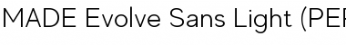 Download MADE Evolve Sans Light Font