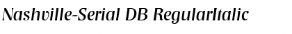 Download Nashville-Serial DB Font