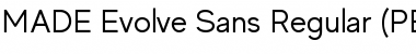 Download MADE Evolve Sans Regular Font