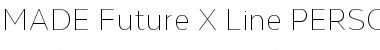 Download MADE Future X Line Font