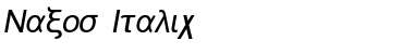 Download Naxos Italic Font