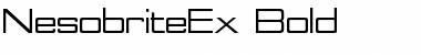 Download Nesobrite Expanded Bold Font