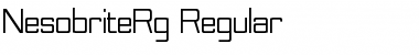 Download Nesobrite Regular Font