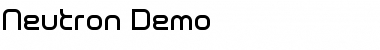 Download Neutron Demo Regular Font