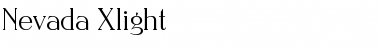 Download Nevada-Xlight Font
