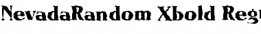 Download NevadaRandom-Xbold Font