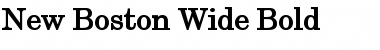 Download New Boston Wide Font