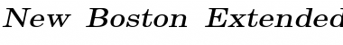 Download New Boston-Extended Font