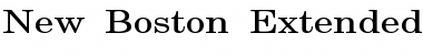 Download New Boston-Extended Font