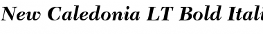 Download NewCaledonia LT Bold Italic Font