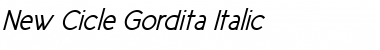 Download New Cicle Gordita Italic Font