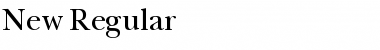 Download New Regular Font